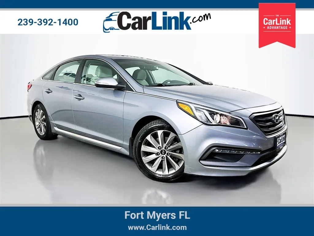 Gray 2015 Hyundai Sonata Sport for sale in Fort Myers, FL