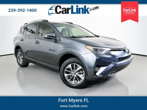 Gray 2018 Toyota RAV4 Hybrid XLE for sale in Fort Myers, FL