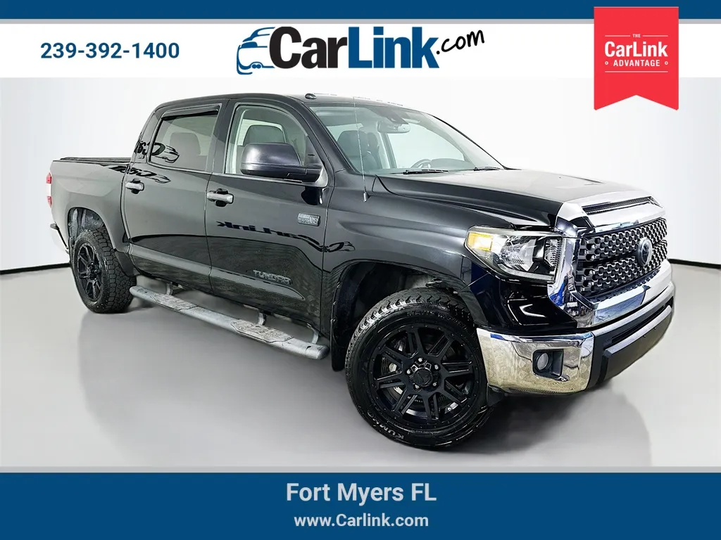 Black 2019 Toyota Tundra SR5 for sale in Fort Myers, FL