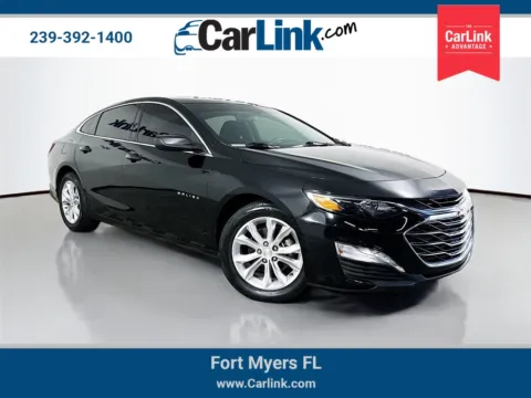 Black 2021 Chevrolet Malibu LT for sale in Fort Myers, FL
