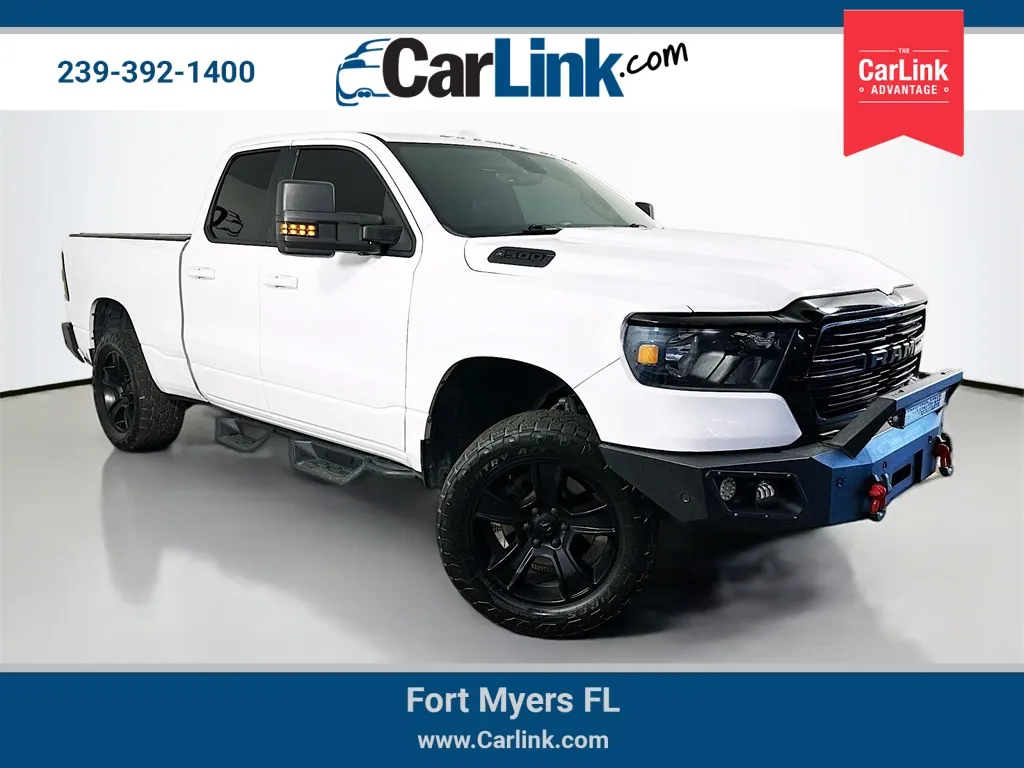 White 2021 Ram 1500 Big Horn/Lone Star for sale in Fort Myers, FL