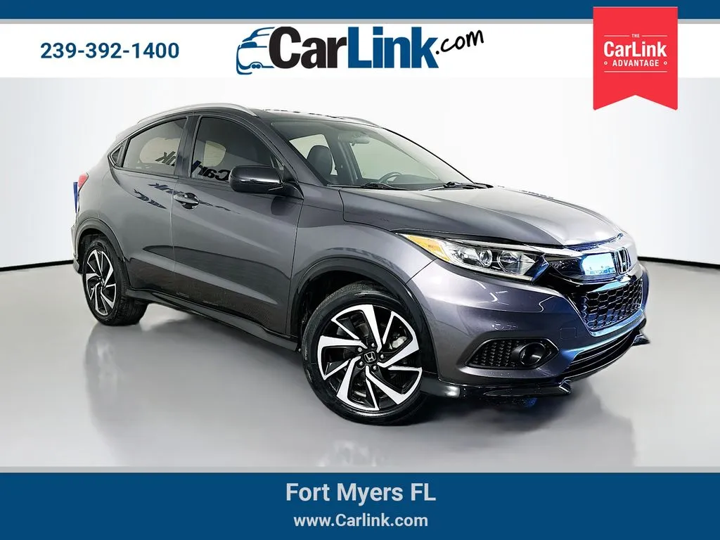Gray 2019 Honda HR-V Sport for sale in Fort Myers, FL