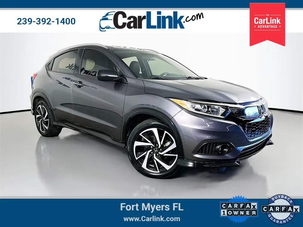 Gray 2019 Honda HR-V Sport for sale in Fort Myers, FL