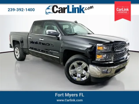 Black 2015 Chevrolet Silverado 1500 LTZ for sale in Fort Myers, FL