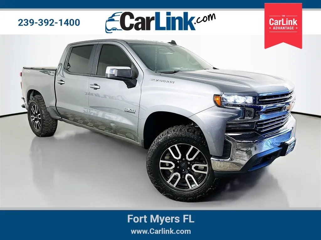 Gray 2020 Chevrolet Silverado 1500 LT for sale in Fort Myers, FL