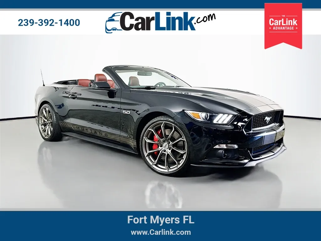 Black 2017 Ford Mustang GT Premium for sale in Fort Myers, FL