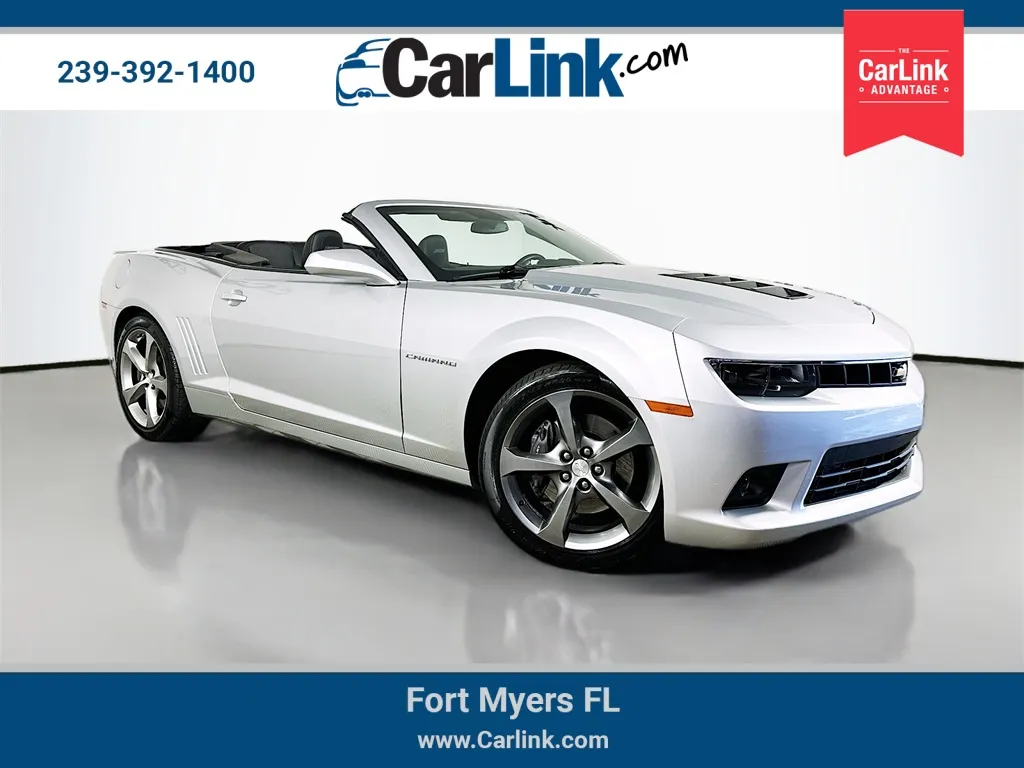 Silver 2014 Chevrolet Camaro SS for sale in Fort Myers, FL