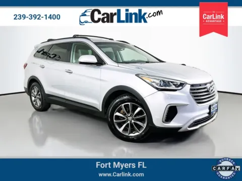 Silver 2017 Hyundai Santa Fe SE for sale in Fort Myers, FL