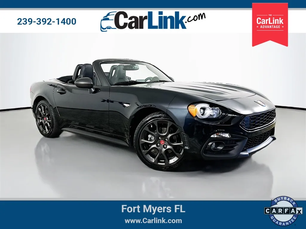 Black 2017 Fiat 124 Spider Abarth for sale in Fort Myers, FL
