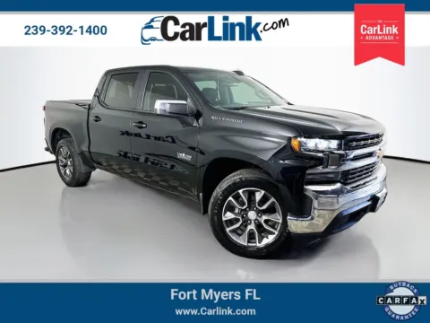 Black 2021 Chevrolet Silverado 1500 LT for sale in Fort Myers, FL