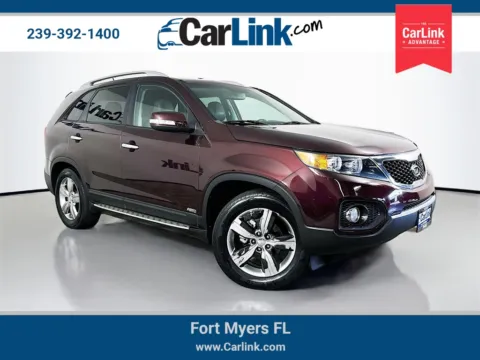 Red 2012 Kia Sorento EX for sale in Fort Myers, FL