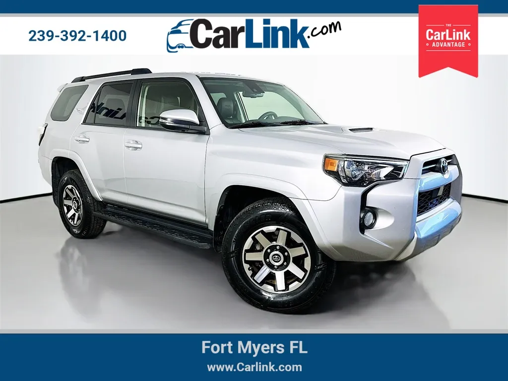 Silver 2020 Toyota 4Runner TRD Off-Road Premium for sale in Fort Myers, FL