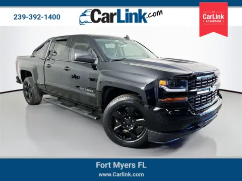 Black 2017 Chevrolet Silverado 1500 Custom for sale in Fort Myers, FL
