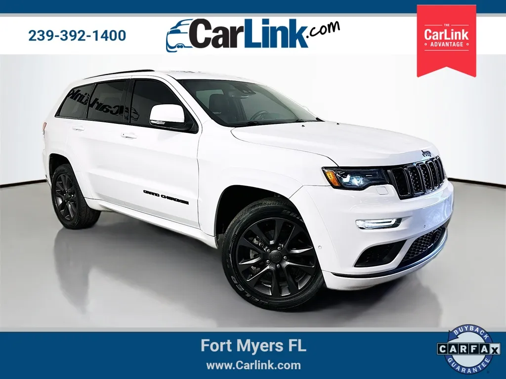 White 2019 Jeep Grand Cherokee High Altitude for sale in Fort Myers, FL