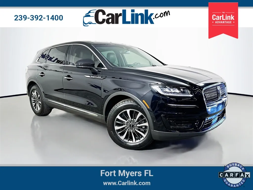 Black 2020 Lincoln Nautilus Reserve for sale in Fort Myers, FL