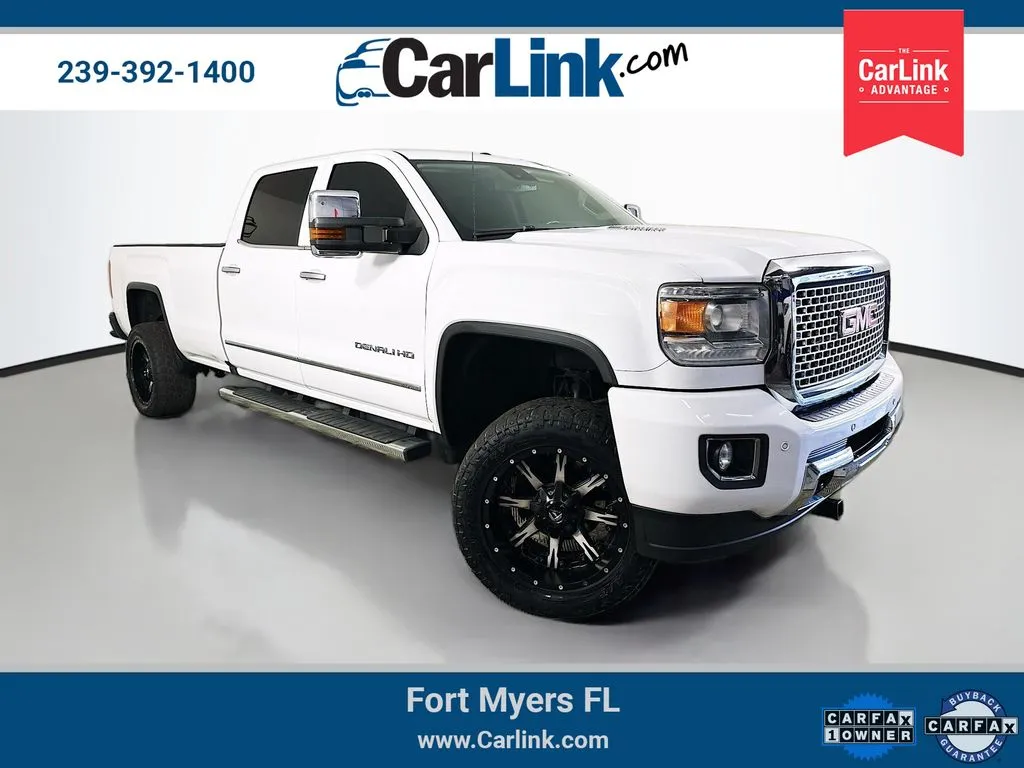 White 2016 GMC Sierra 3500HD Denali for sale in Fort Myers, FL