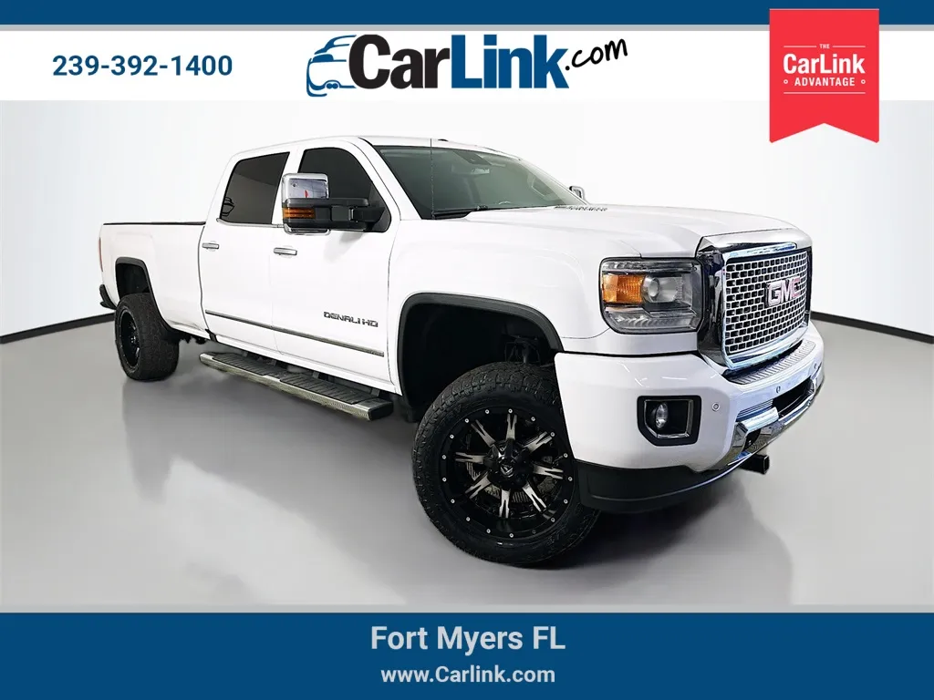 White 2016 GMC Sierra 3500HD Denali for sale in Fort Myers, FL
