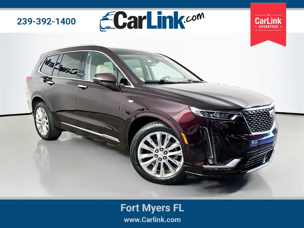 Red 2020 Cadillac XT6 Premium Luxury for sale in Fort Myers, FL