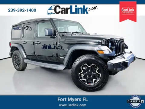 Black 2021 Jeep Wrangler Unlimited Sport S for sale in Fort Myers, FL