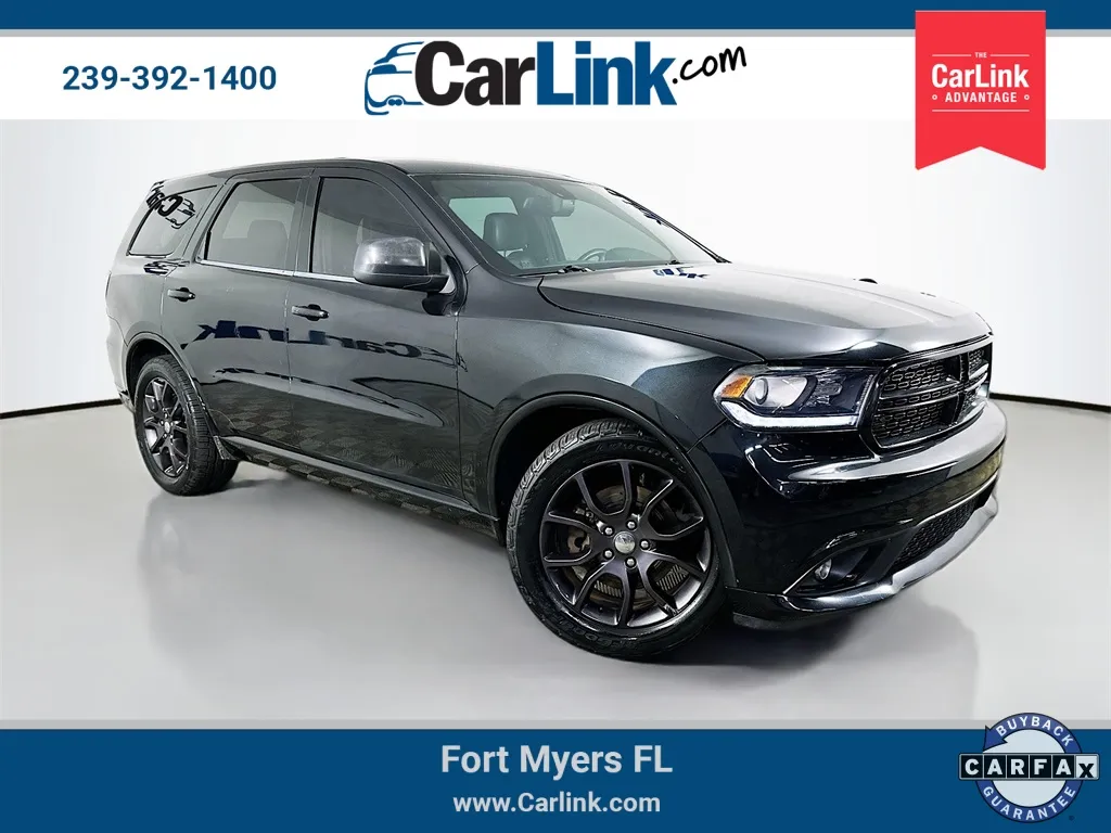 Black 2016 Dodge Durango R/T for sale in Fort Myers, FL