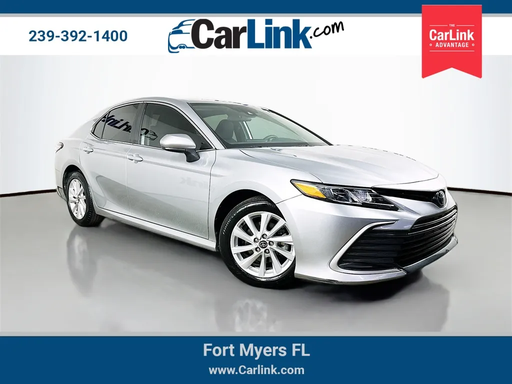 Silver 2023 Toyota Camry LE for sale in Fort Myers, FL