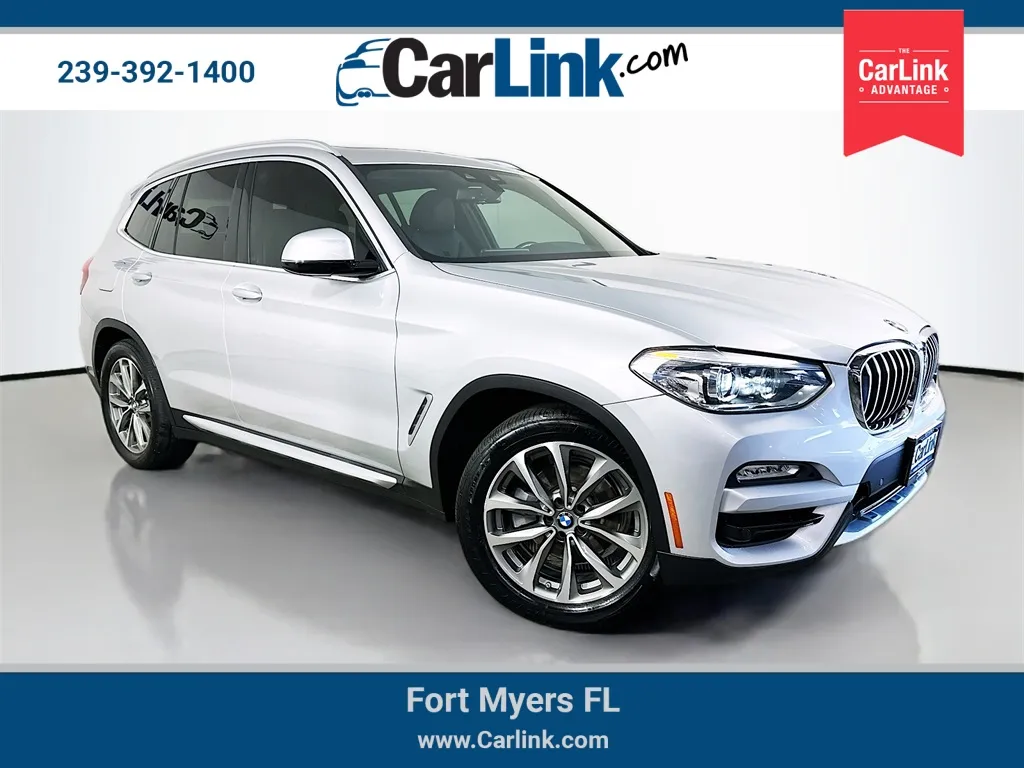 Silver 2019 BMW X3 sDrive30i for sale in Fort Myers, FL