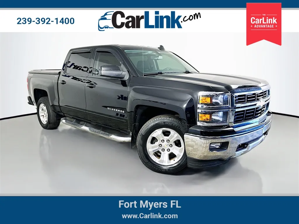 Black 2015 Chevrolet Silverado 1500 LT for sale in Fort Myers, FL