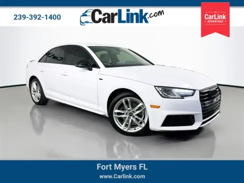 White 2017 Audi A4 2.0T Season of Audi ultra Premium for sale in Fort Myers, FL