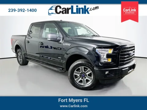 Black 2016 Ford F-150 XLT for sale in Fort Myers, FL