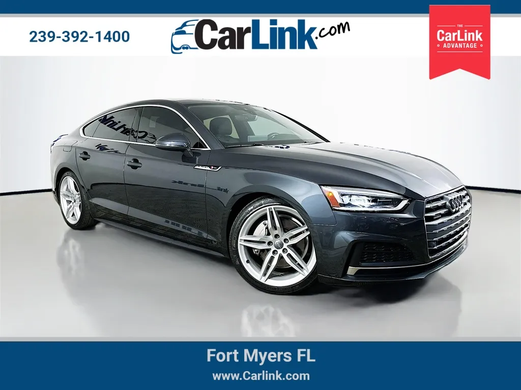 Gray 2019 Audi A5 Sportback Premium Plus for sale in Fort Myers, FL
