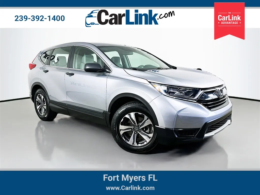 Silver 2017 Honda CR-V LX for sale in Fort Myers, FL