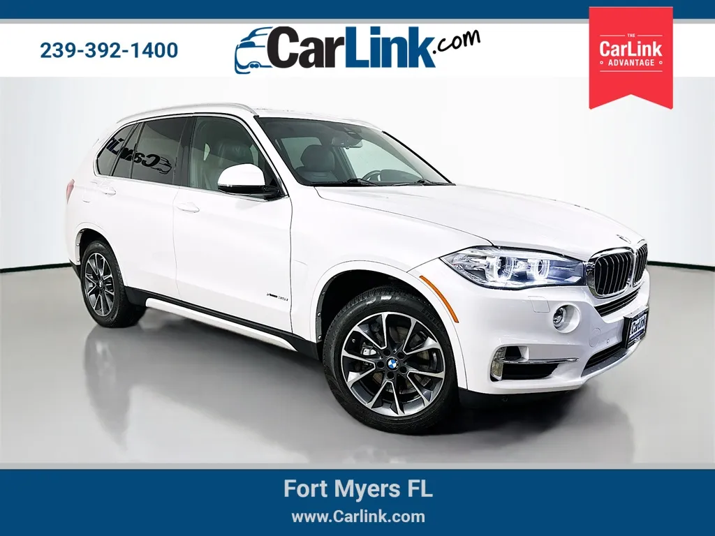 White 2017 BMW X5 xDrive35i for sale in Fort Myers, FL