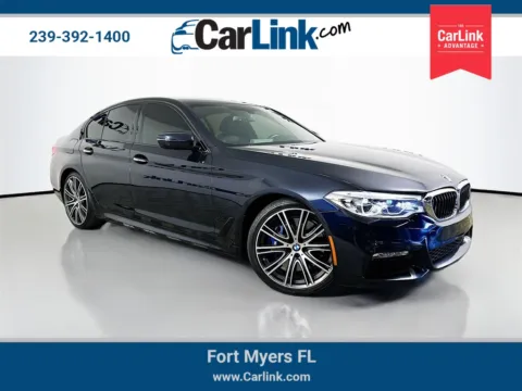 Black 2017 BMW 5 Series 540i for sale in Fort Myers, FL