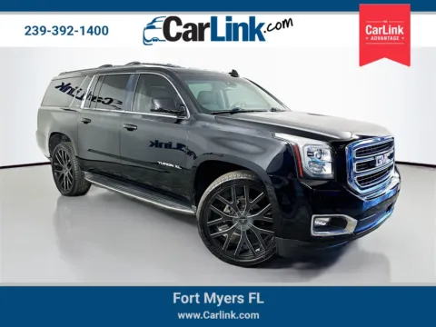 Black 2016 GMC Yukon XL SLT for sale in Fort Myers, FL