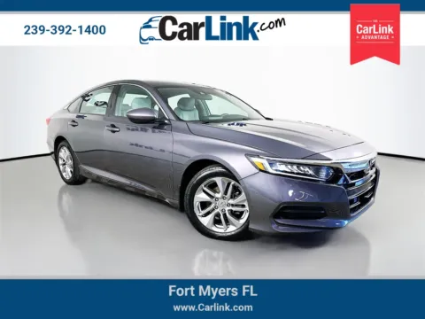 Gray 2018 Honda Accord LX for sale in Fort Myers, FL