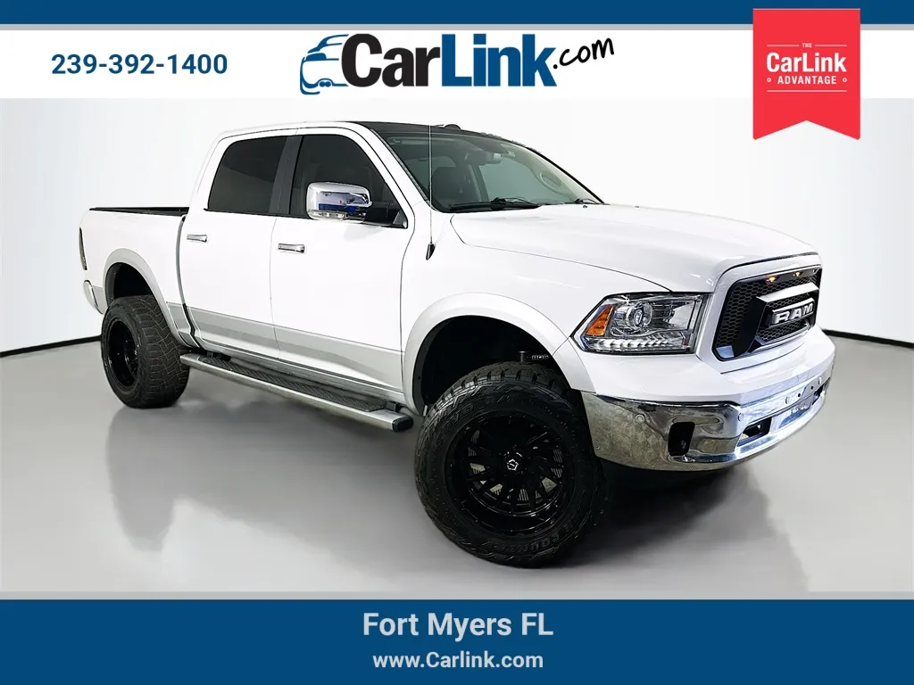 White 2017 Ram 1500 Laramie for sale in Fort Myers, FL