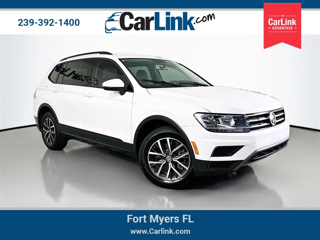 White 2021 Volkswagen Tiguan 2.0T S for sale in Fort Myers, FL