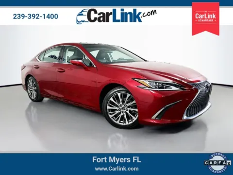 Red 2019 Lexus ES 350 Luxury for sale in Fort Myers, FL