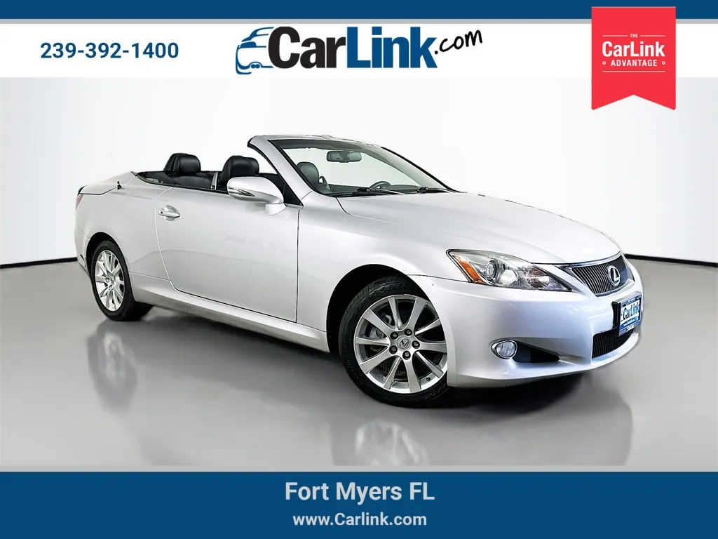 Silver 2010 Lexus IS 250 C for sale in Fort Myers, FL