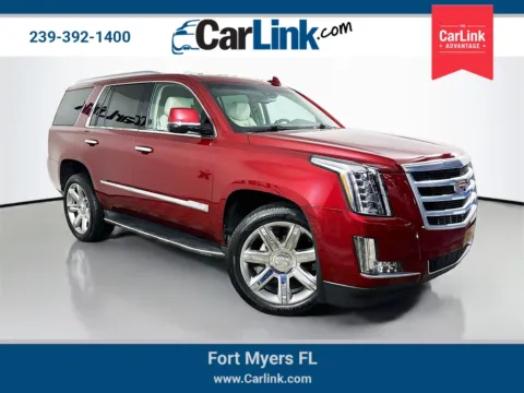 Red 2016 Cadillac Escalade Luxury for sale in Fort Myers, FL