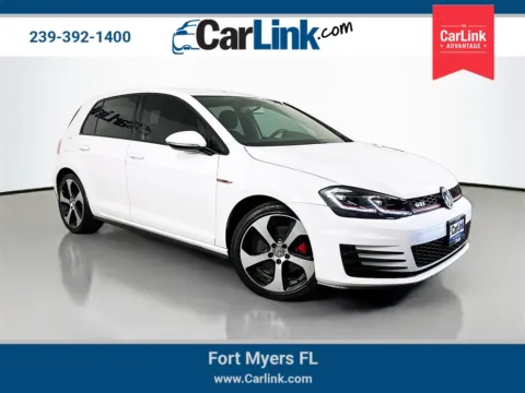 White 2017 Volkswagen Golf GTI S for sale in Fort Myers, FL