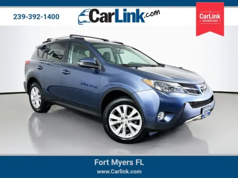 Blue 2013 Toyota RAV4 Limited for sale in Fort Myers, FL