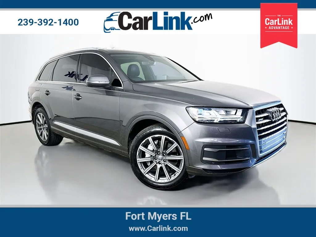 Gray 2018 Audi Q7 2.0T Premium Plus for sale in Fort Myers, FL