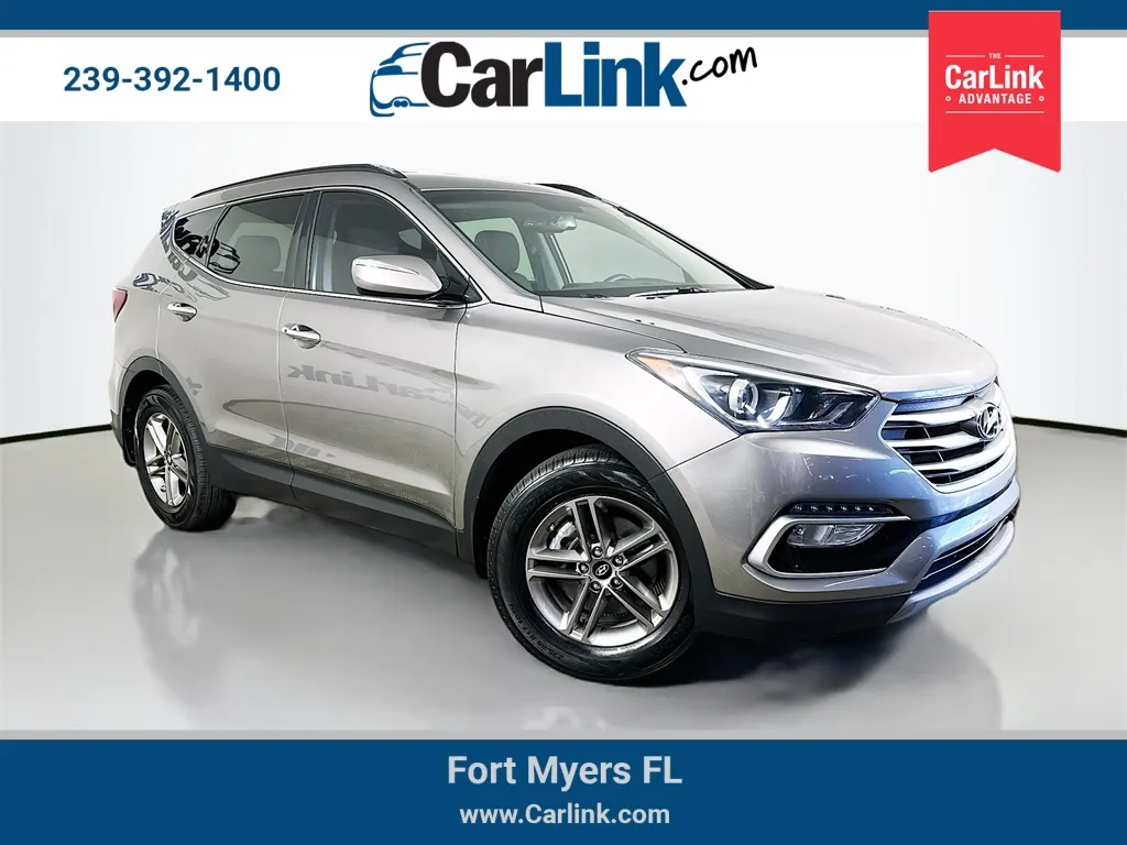 Gray 2018 Hyundai Santa Fe Sport 2.4 Base for sale in Fort Myers, FL