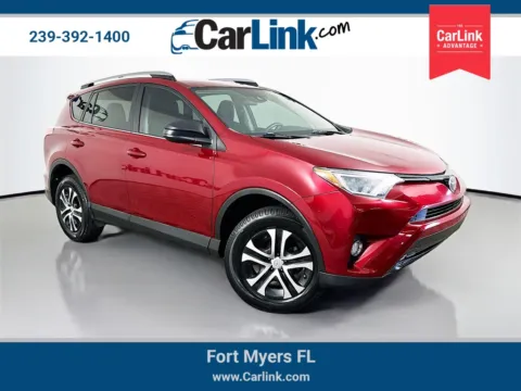 Red 2018 Toyota RAV4 LE for sale in Fort Myers, FL