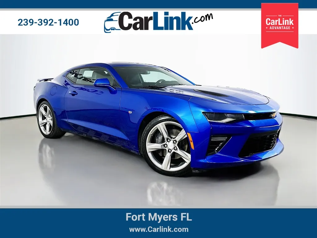 Blue 2016 Chevrolet Camaro SS for sale in Fort Myers, FL