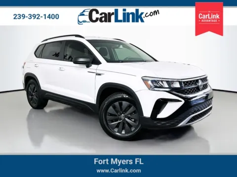 White 2022 Volkswagen Taos 1.5T S for sale in Fort Myers, FL