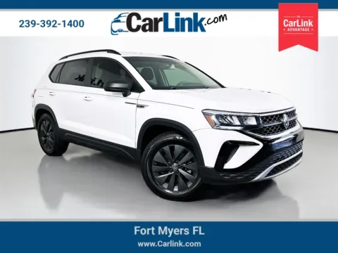 White 2022 Volkswagen Taos 1.5T S for sale in Fort Myers, FL