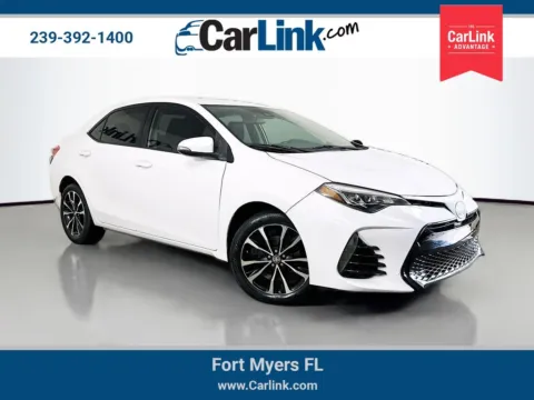 Red 2017 Toyota Corolla SE for sale in Fort Myers, FL