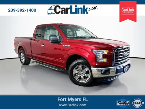 Red 2016 Ford F-150 XLT for sale in Fort Myers, FL